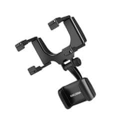 Kaku Rearview Mirror držač mobitela za auto, crno