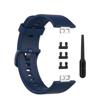 BStrap Silicone remen za Huawei Watch Fit, dark blue