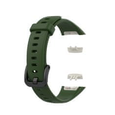 BStrap Silicone remen za Honor Band 6 / Huawei Band 6, army green