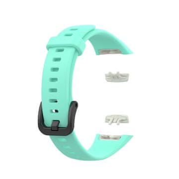 BStrap Silicone remen za Honor Band 6 / Huawei Band 6, teal