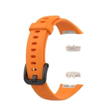 BStrap Silicone remen za Honor Band 6 / Huawei Band 6, orange