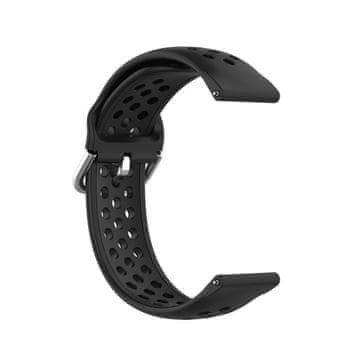 BStrap Silicone Dots remen za Garmin Vivoactive 4s, black
