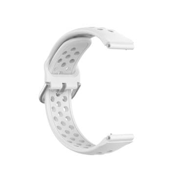 BStrap Silicone Dots remen za Garmin Vivoactive 4s, white