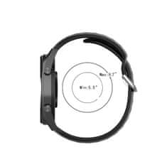 BStrap Silicone Dots remen za Garmin Vivoactive 4s, red