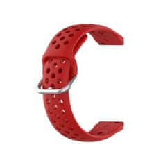 BStrap Silicone Dots remen za Garmin Vivoactive 4s, red