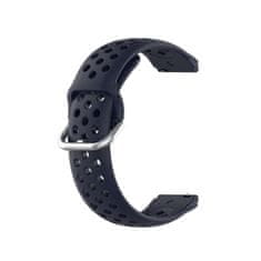 BStrap Silicone Dots remen za Garmin Vivoactive 4s, dark blue