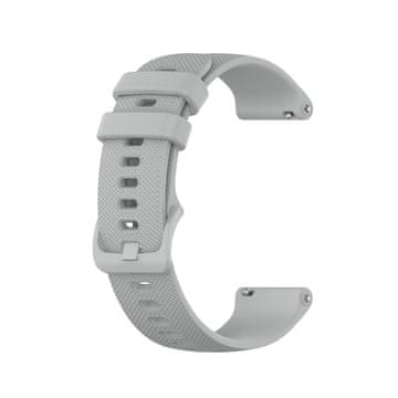 BStrap Silicone Land remen za Garmin Vivoactive 4s, gray