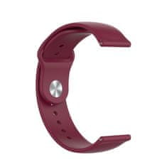 BStrap Silicone remen za Garmin Vivoactive 4s, vine red