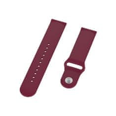BStrap Silicone remen za Garmin Vivoactive 4s, vine red