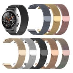BStrap Milanese remen za Garmin Vivoactive 4s, silver