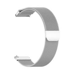 BStrap Milanese remen za Garmin Vivoactive 4s, silver