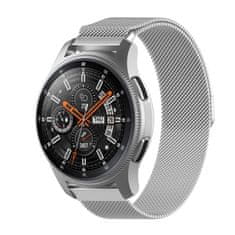 BStrap Milanese remen za Garmin Vivoactive 4s, silver