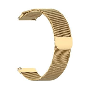 BStrap Milanese remen za Garmin Vivoactive 4s, gold