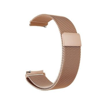 BStrap Milanese remen za Samsung Galaxy Watch 4 / 5 / 5 Pro / 6, rose gold