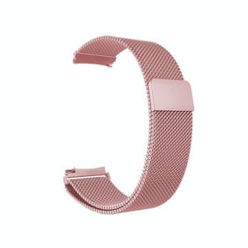 BStrap Milanese remen za Samsung Galaxy Watch 4 / 5 / 5 Pro / 6, rose pink