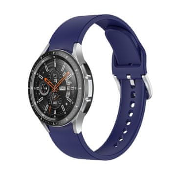 BStrap Silicone remen za Samsung Galaxy Watch 4 / 5 / 5 Pro / 6, dark blue