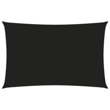 Vidaxl Jedro protiv sunca od tkanine Oxford pravokutno 2 x 5 m crno