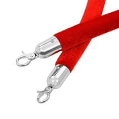 Vidaxl 3-dijelni set VIP pregrade za red od nehrđajućeg čelika srebrni