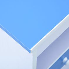 Vidaxl Dječji nagibni stol za učenje i crtanje plavo-bijeli