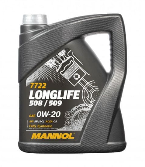 Mannol Longlife 508/509 motorno ulje, 5 l