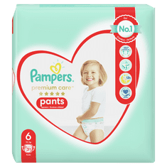 Pampers pelene gaćice Premium Care Pants 6 (15+ kg) Extra Large 31 komada.