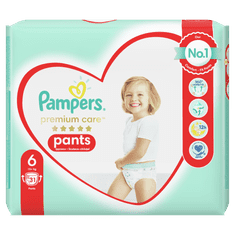 Pampers pelene gaćice Premium Care Pants 6 (15+ kg) Extra Large 31 komada.