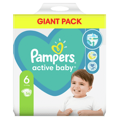 Pampers pelene Active Baby 6 Extra Large (13-18 kg) 56 kom