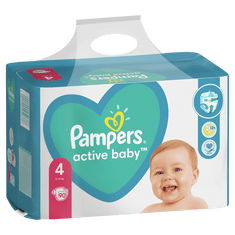 Pampers pelene Active Baby 4 Maxi (9-14 kg) 90 kom
