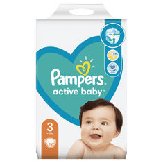 Pampers pelene Active Baby Mega Pack, veličina 3, 152 komada, 6 - 10 kg