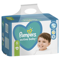 Pampers pelene Active Baby Mega Pack, veličina 6, 96 komada, 13 - 18 kg
