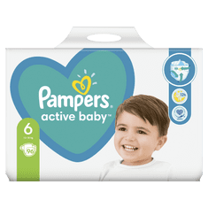 Pampers pelene Active Baby Mega Pack, veličina 6, 96 komada, 13 - 18 kg