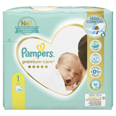 Pampers pelene Premium Care 1 Newborn (2-5 kg) 26 komada