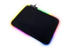 slomart Esperanza Zodiac EGP105 RGB podloga za gaming miša, 35x25cm, LED