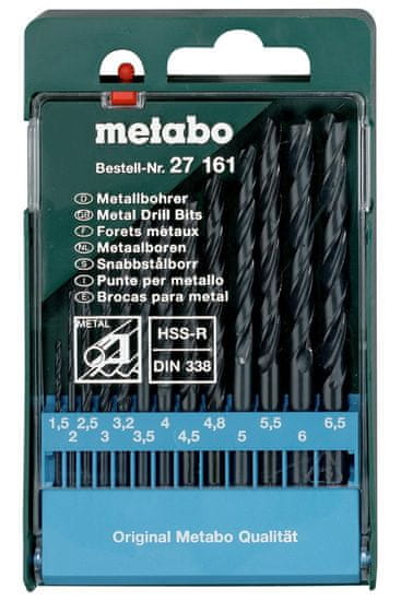 Metabo 13-dijelni set HSS-R svrdla (627161000)