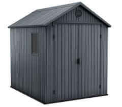 KETER DARWIN 6 × 8 vrtna kućica, siva