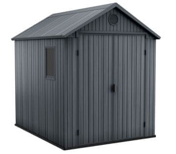 KETER DARWIN 6 × 8 vrtna kućica, siva