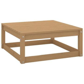 Vidaxl Vrtna stolica 70x70x30 cm Medeno smeđa masivna borovina