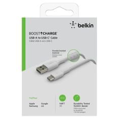 Belkin Boost Charge kabel, USB-A u USB-C, bijeli, 3 m