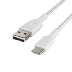 Belkin Boost Charge kabel, USB-C u USB-A, bijeli, 2 m