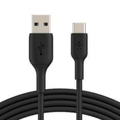 Belkin Boost Charge kabel, USB-A u USB-C, crni, 2 m