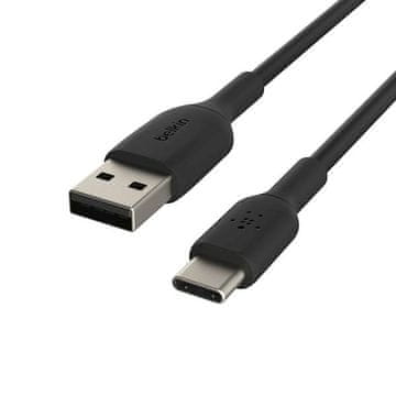 Belkin Boost Charge kabel, USB-A u USB-C, crni, 2 m