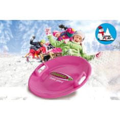 Jamara Snow Play tanjur za sanjkanje, 60 cm, ružičasti