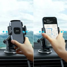 Joyroom Mechanical Dashboard držač mobitela za auto, crno