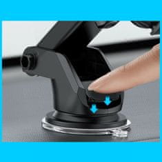 Joyroom Mechanical Dashboard držač mobitela za auto, crno