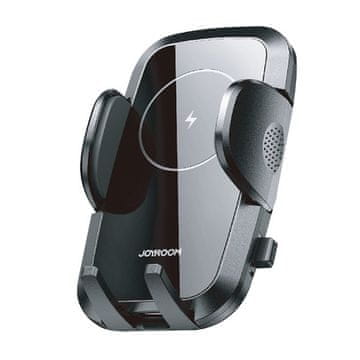 Joyroom Wireless Vent držač mobitela za auto, Qi punjač 15W, crno