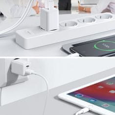 Joyroom Mini Fast Charger punjač USB / USB-C 30W PD QC, bijela