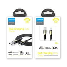 Joyroom Fast Charging kabel USB / Lightning 2.4A 2m, crno