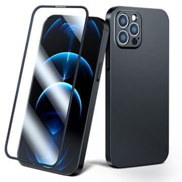 Joyroom 360 Full Coverage maska za iPhone 13 Pro Max + staklo, crno