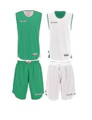 Doubleface košarkaški set bijeli/zeleni XXS
