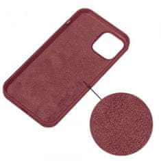 Liquid maskica za iPhone 13, silikonska, bordo crvena